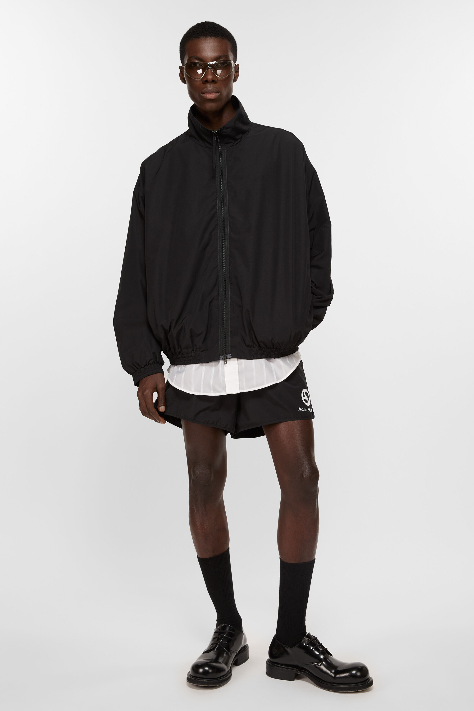 Acne Studios - Technical jacket with logo - Black