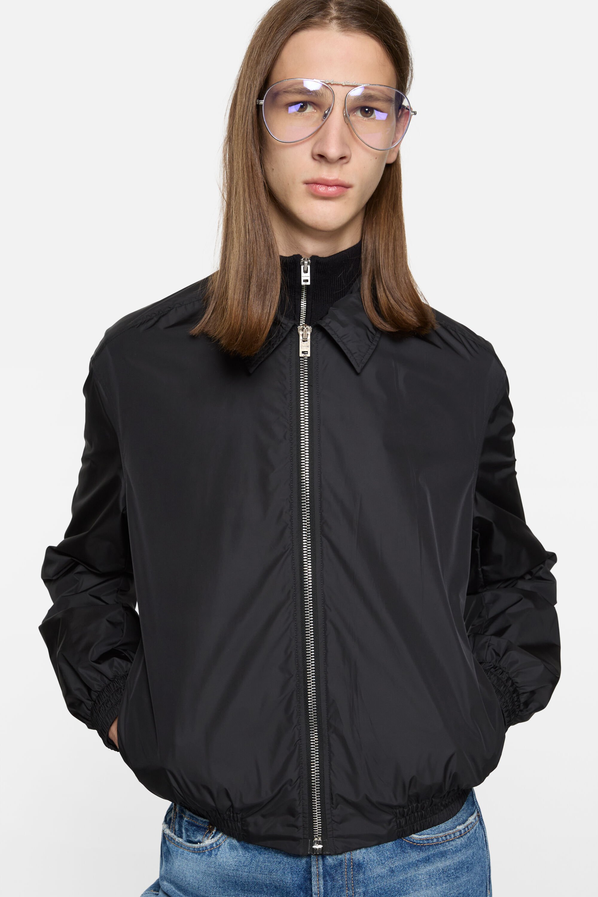 Acne Studios - Lightweight logo jacket - Black