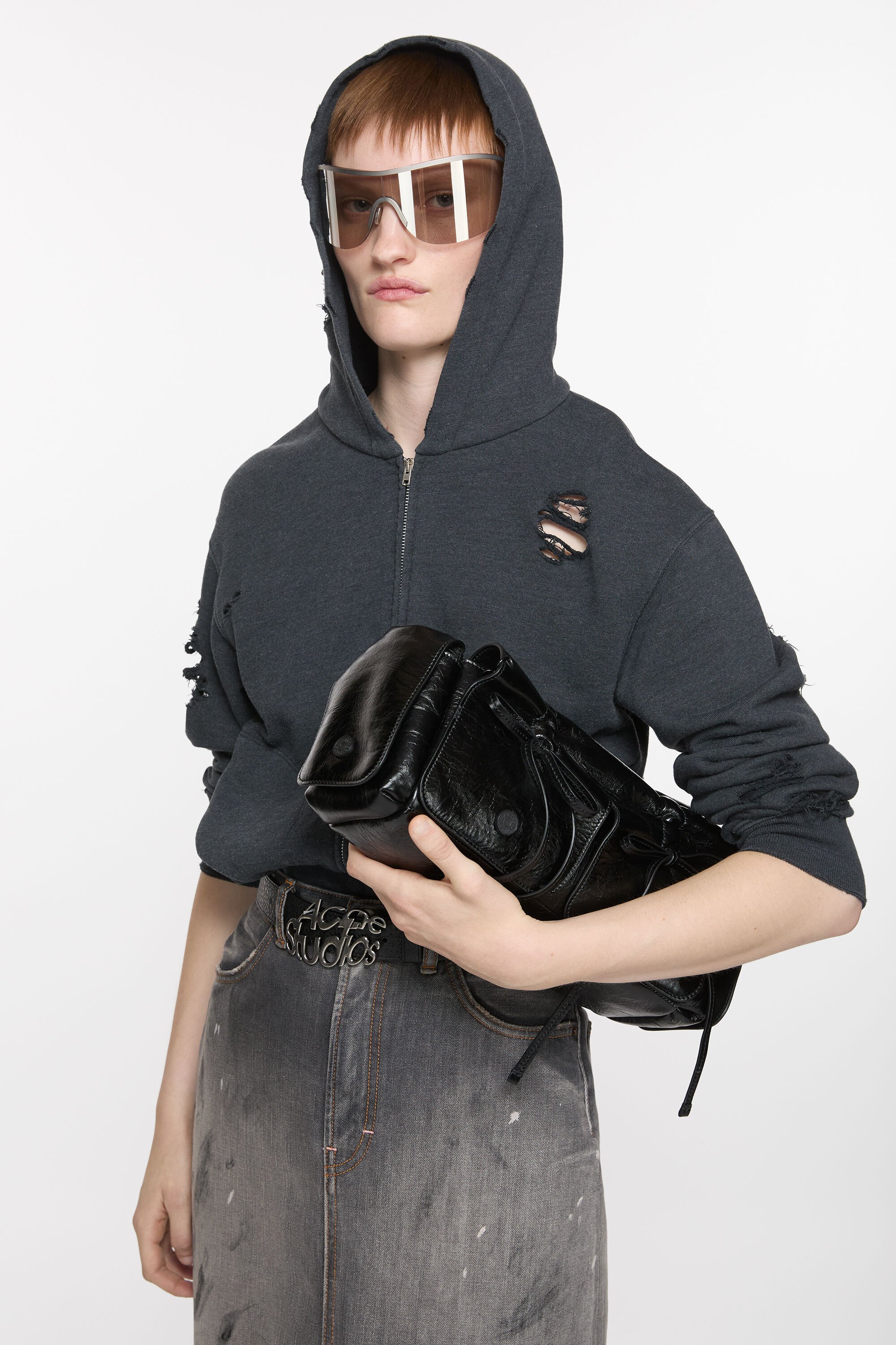 Acne Studios - Multipocket ショルダーバッグ - ブラック