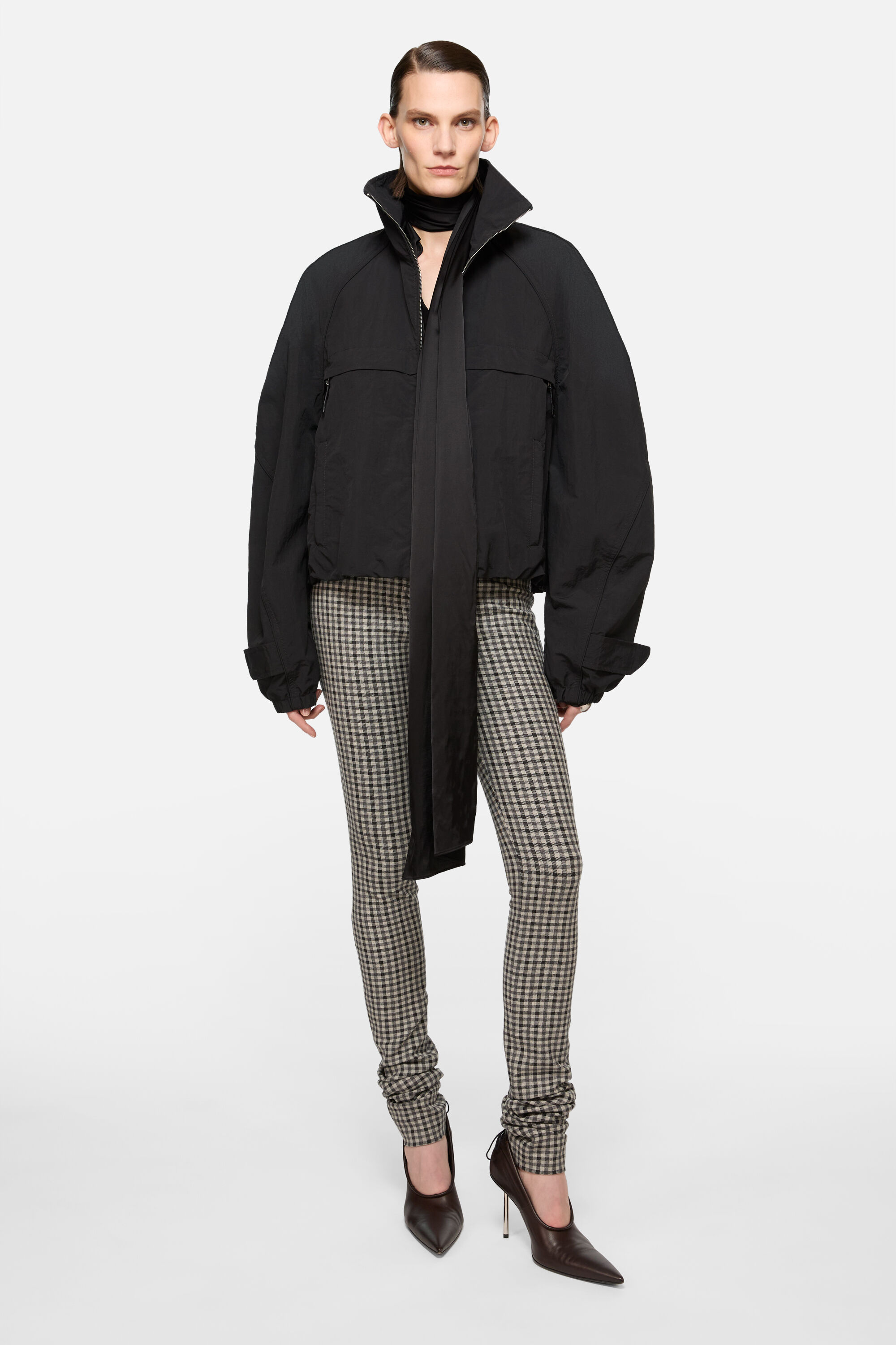 Acne Studios - Nylon logo jacket - Black