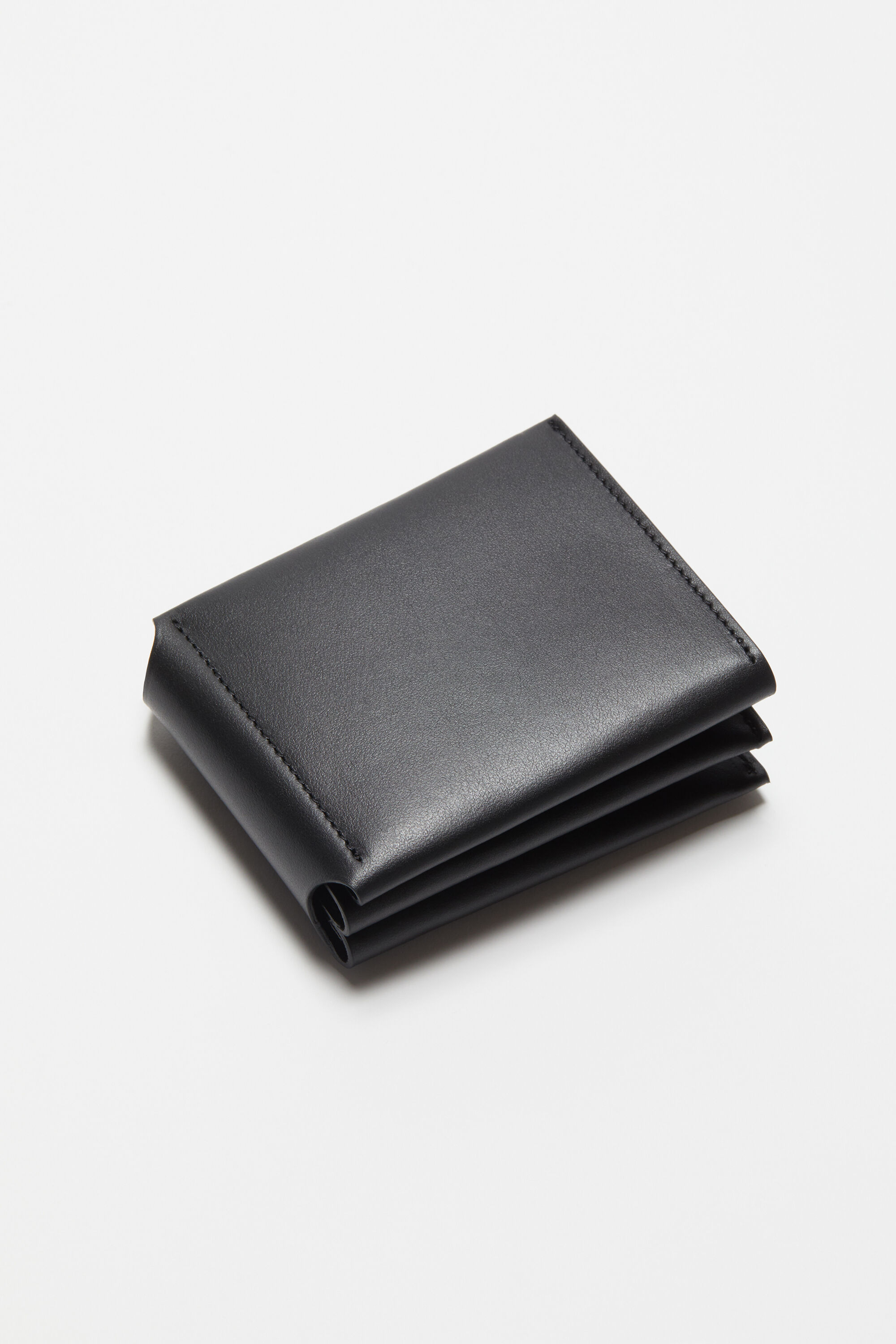 Acne Studios - Leather trifold wallet - Black