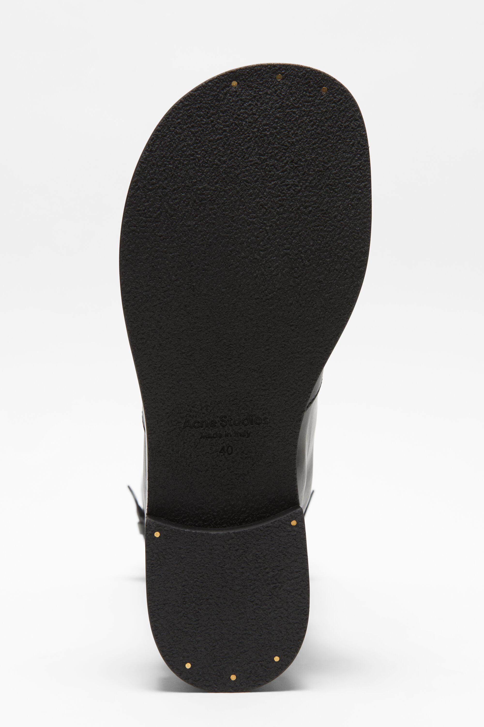 Acne Studios - レザーブーツ - ブラック