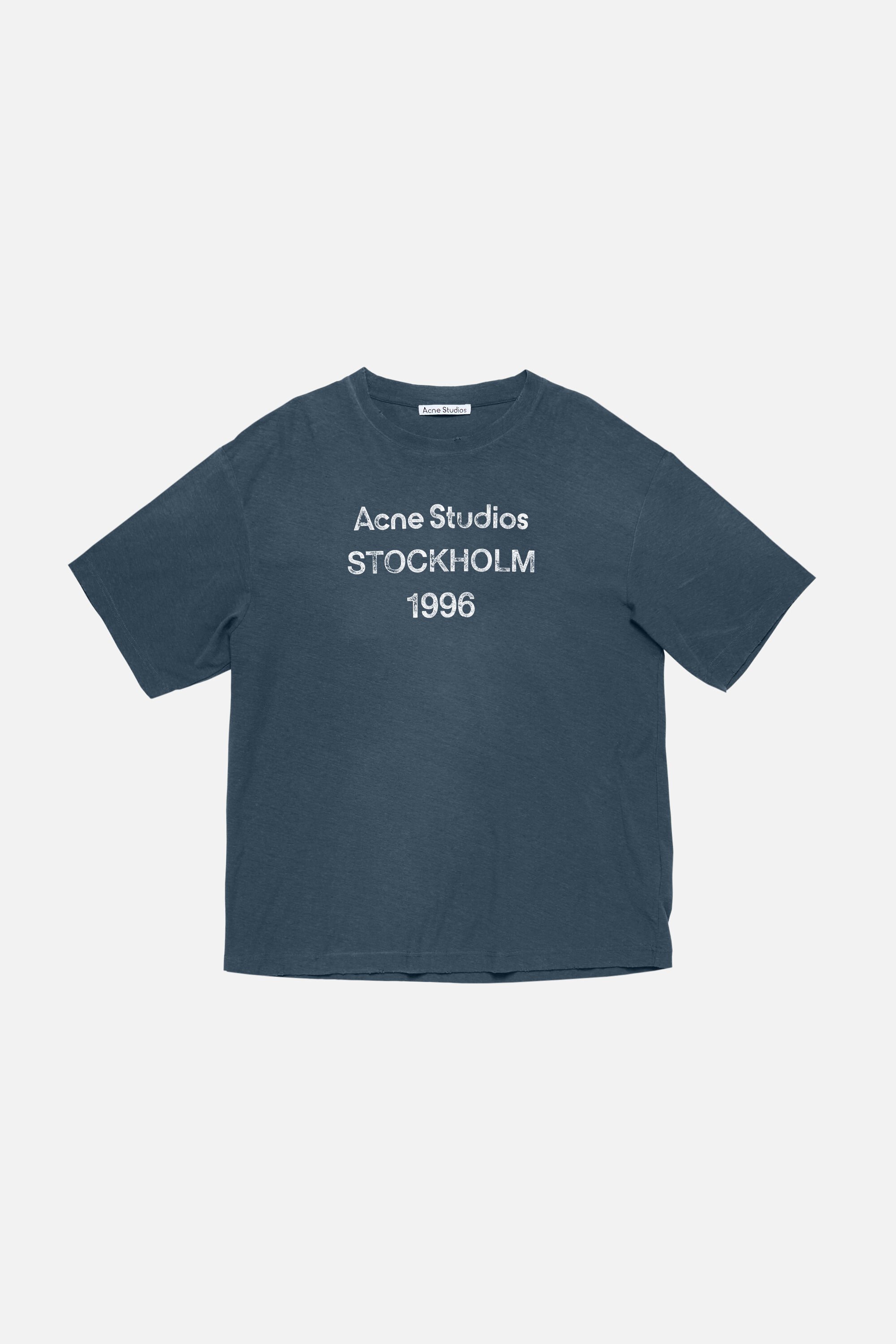 Acne Studios - ロゴTシャツ - リラックスフィット - オリーブグリーン