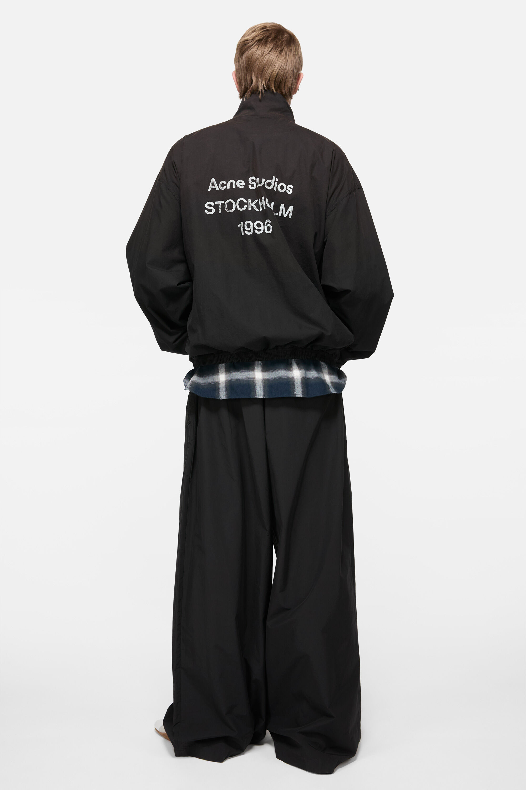 Acne Studios - Washed logo jacket - Black