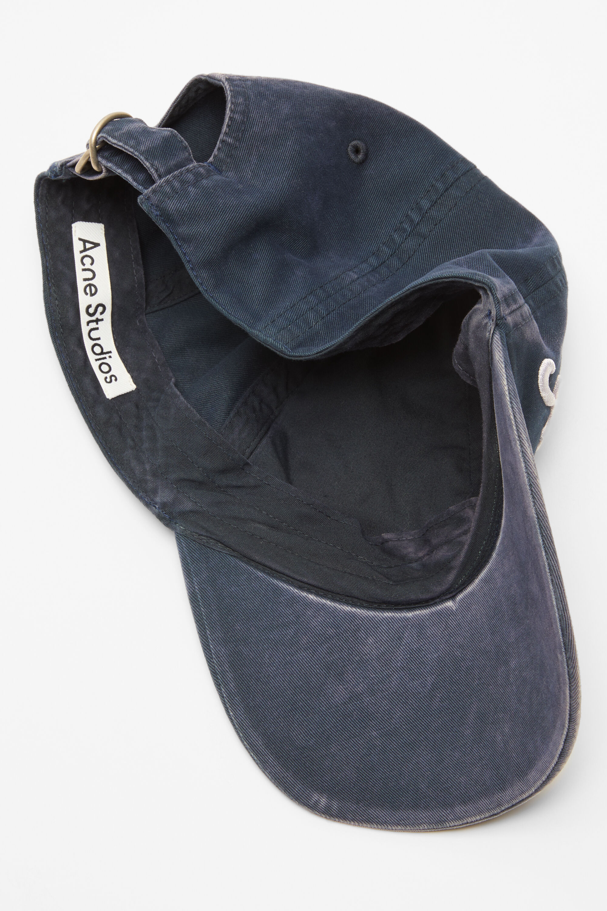 Acne Studios - Embroidered logo cap - Deep blue