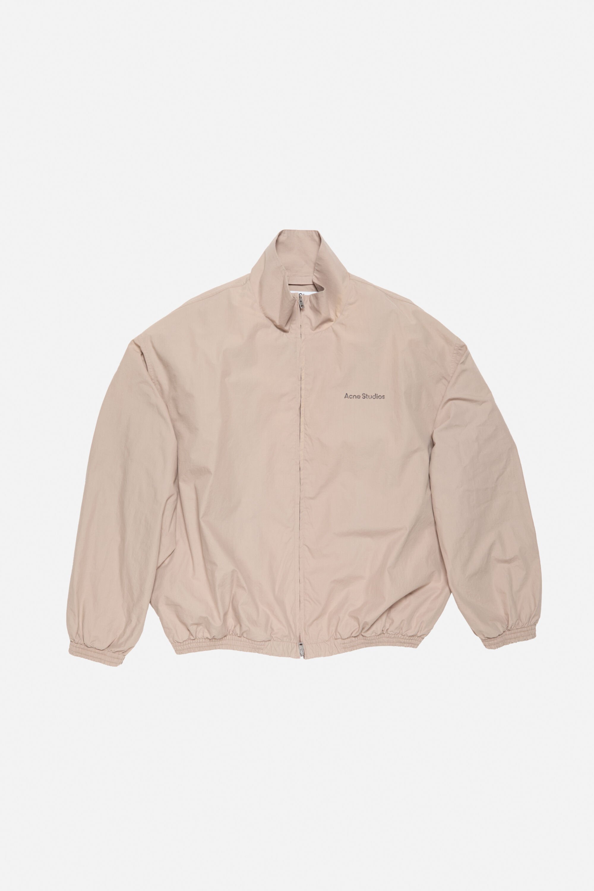 Acne Studios - Washed logo jacket - Mushroom beige