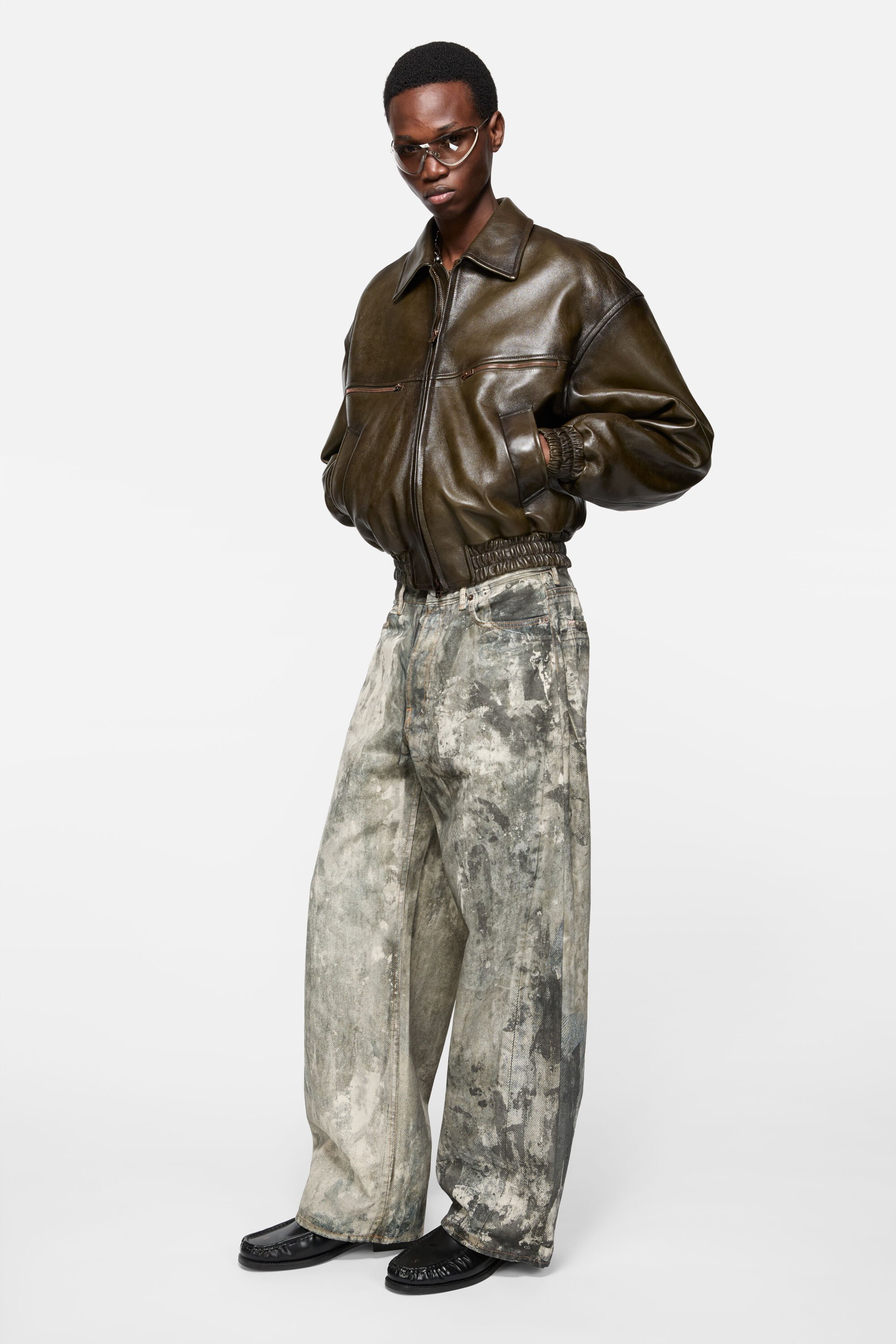 Acne Studios - Loose fit trousers- 1981 - Cold grey
