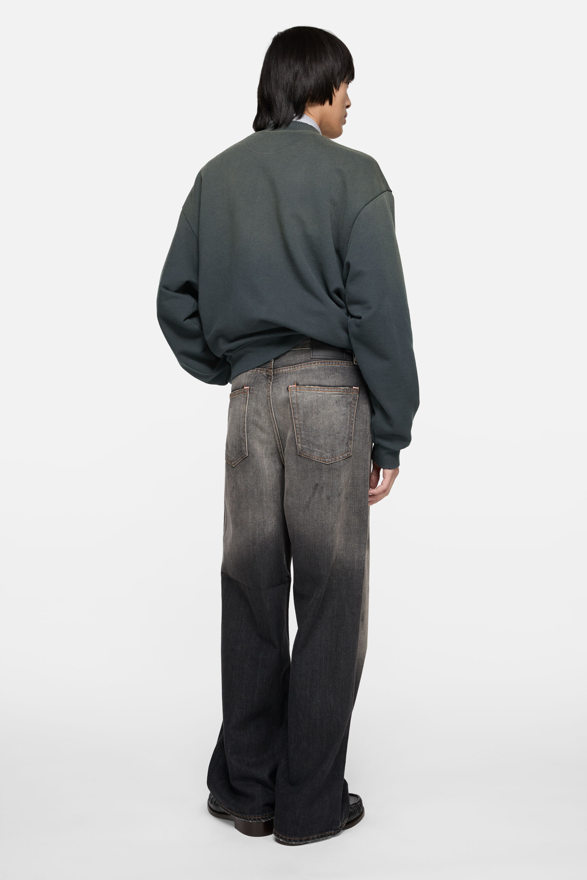 Acne Studios - ジップロゴスウェット - ブラック