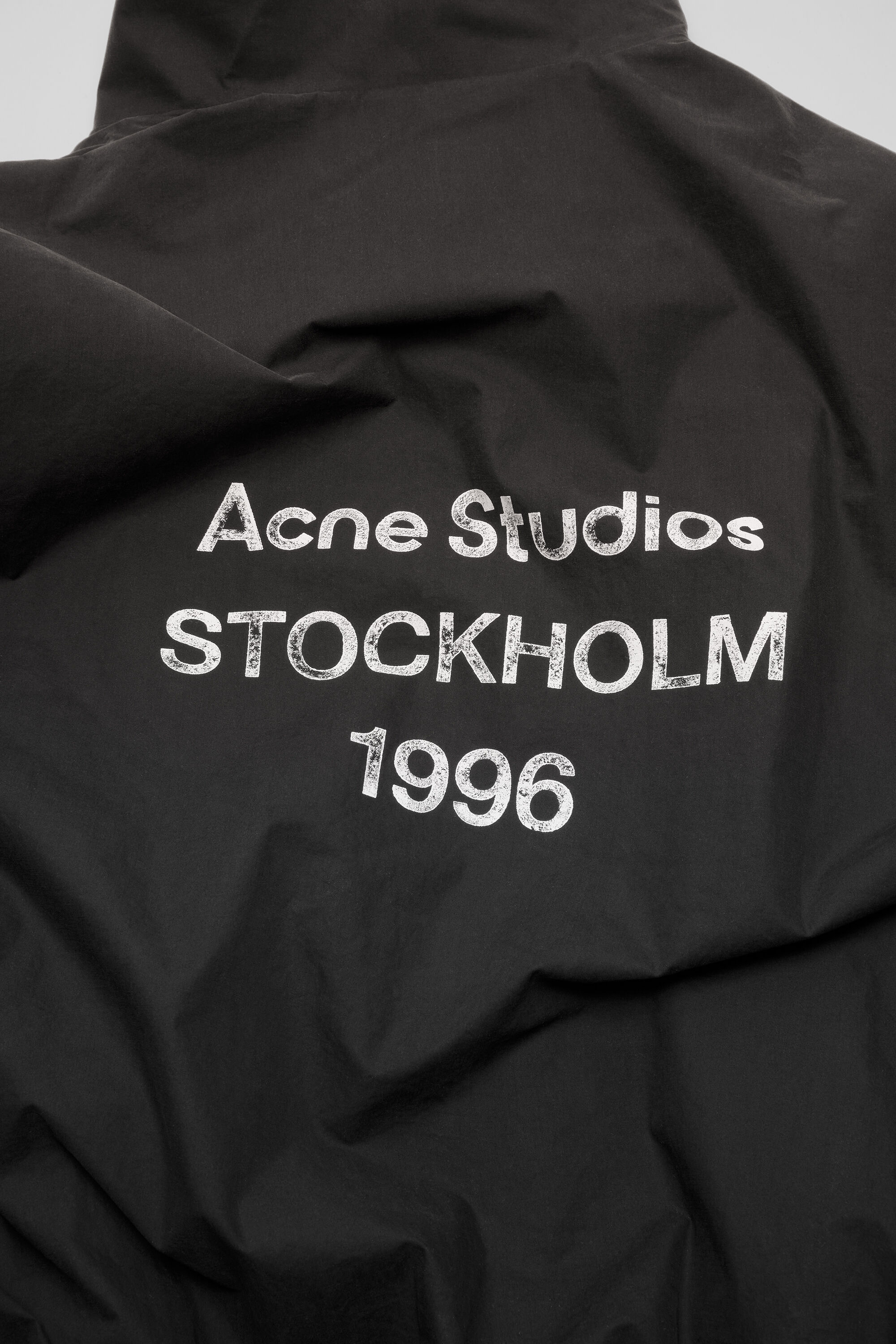Acne Studios - Washed logo jacket - Black
