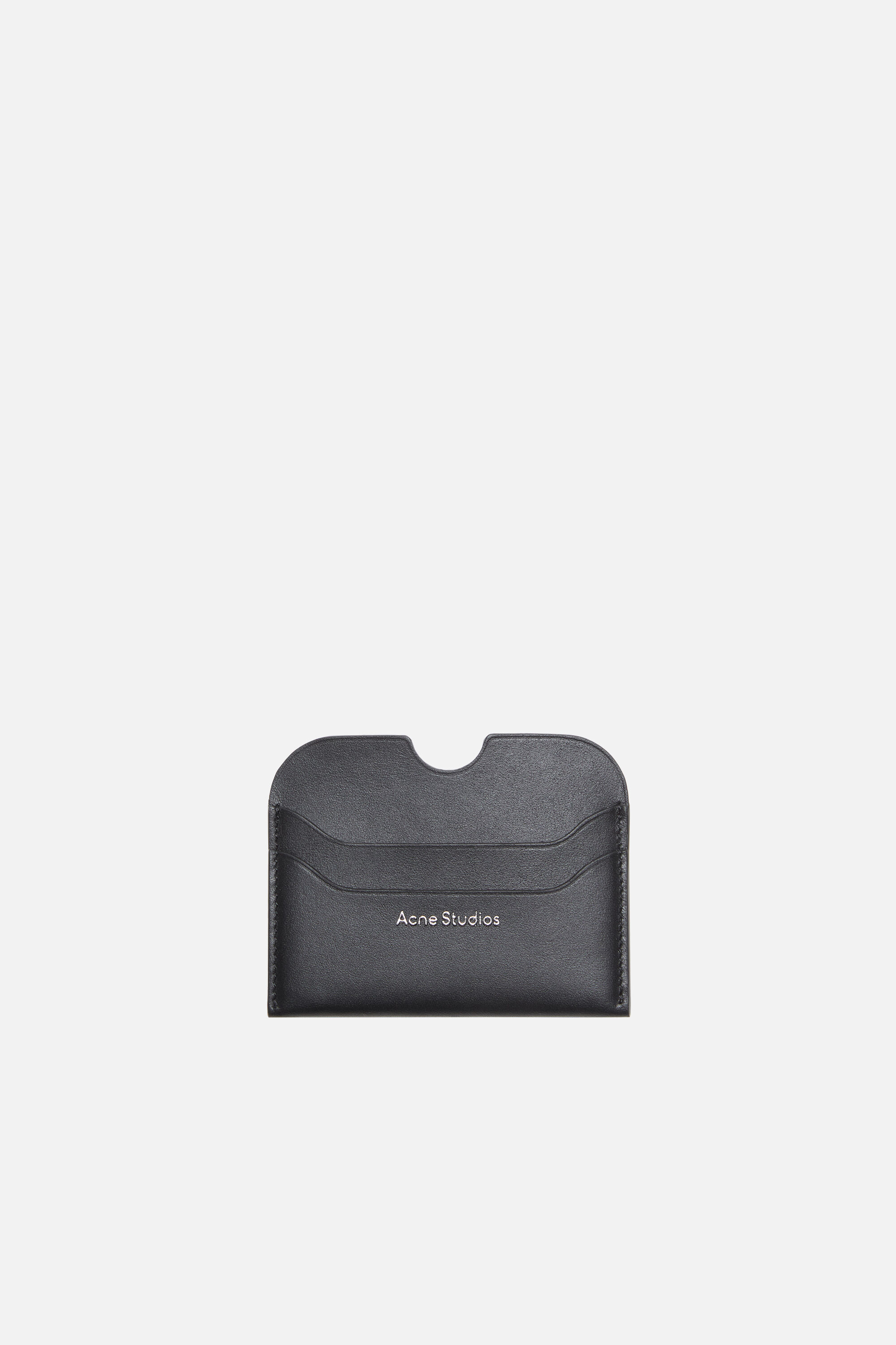 Acne Studios - Leather card holder - Black