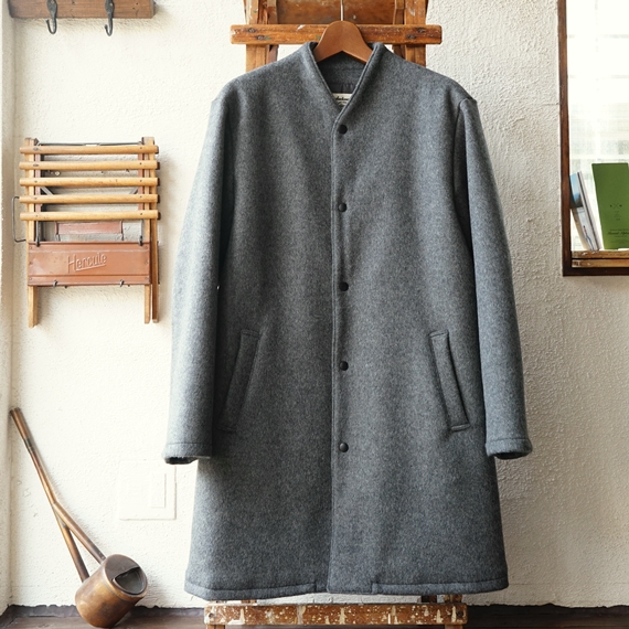 Jackman 狭めVネック・ビーバー仕上げのウールコート（JM8886） - blog