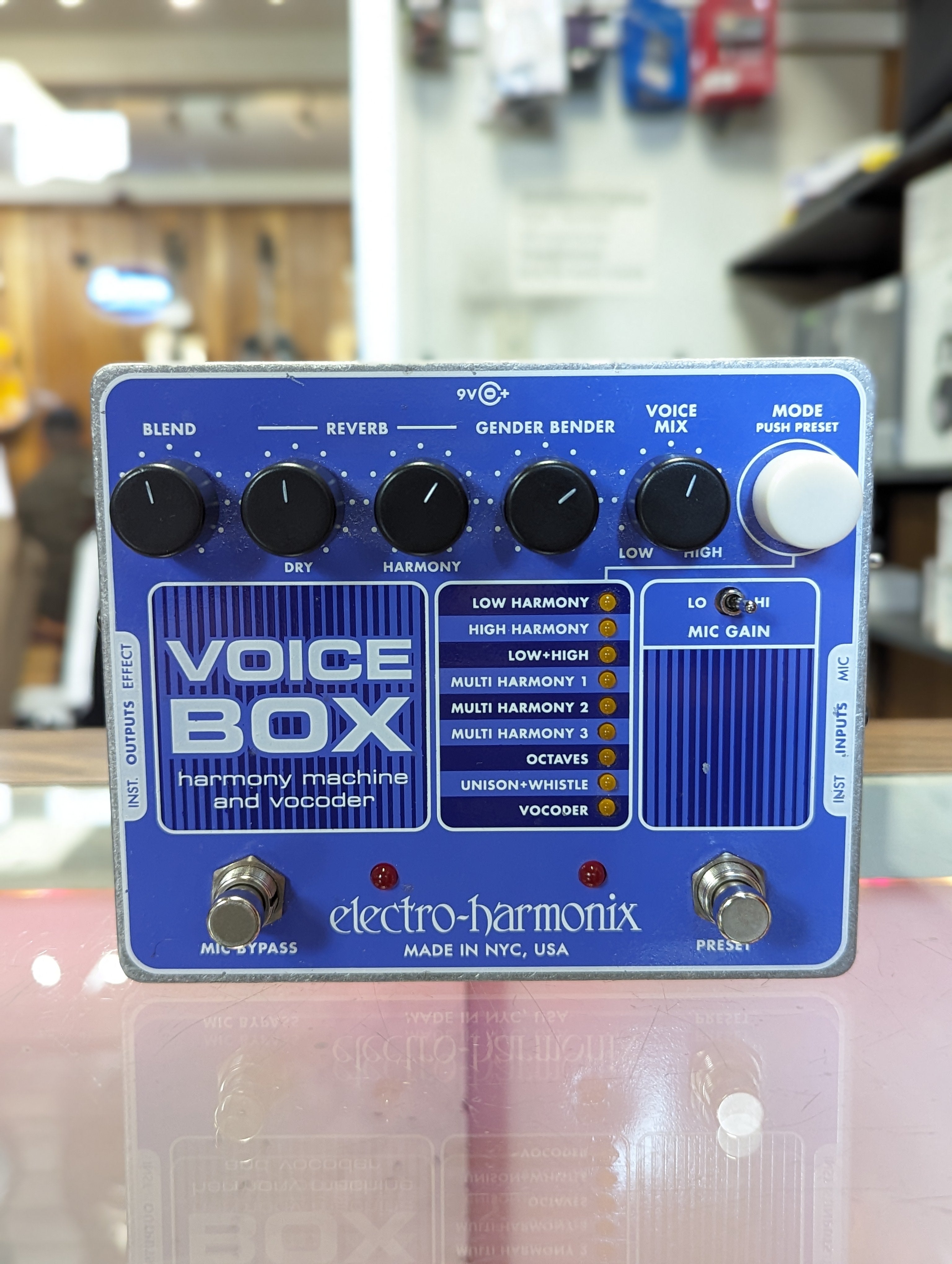 EHX Voice Box Vocal Harmony Machine/Vocoder (Used) – Acoustic