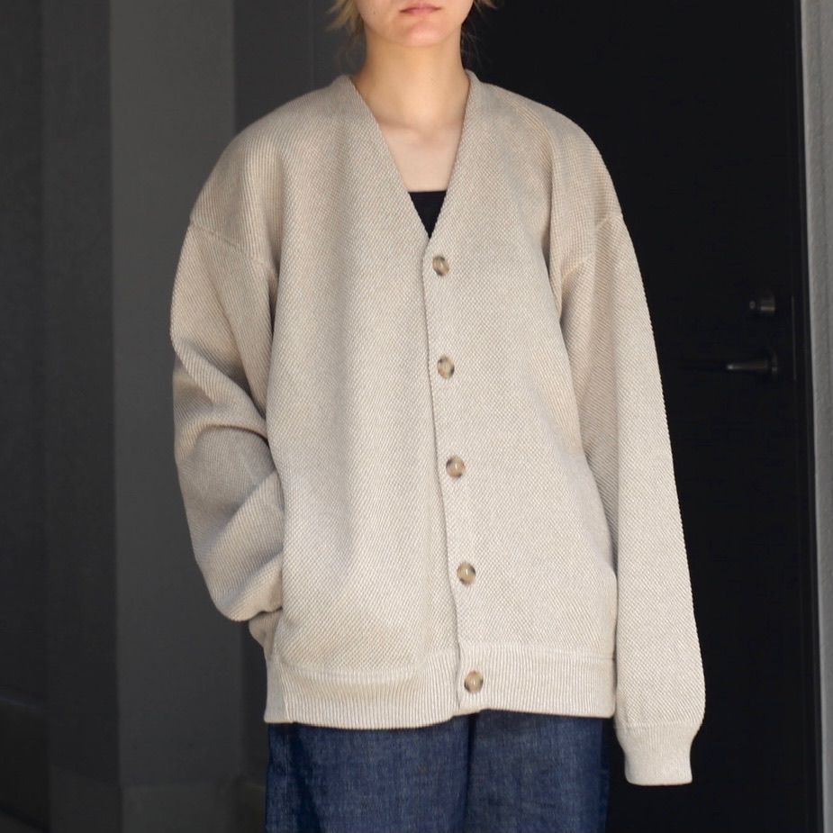 crepuscule - 【残りわずか】Moss Stitch V/N Cardigan | ACRMTSM