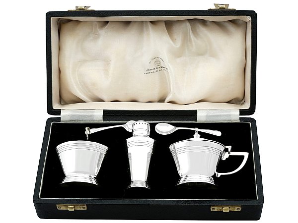 Mappin and Webb Silver Condiment Set | AC Silver