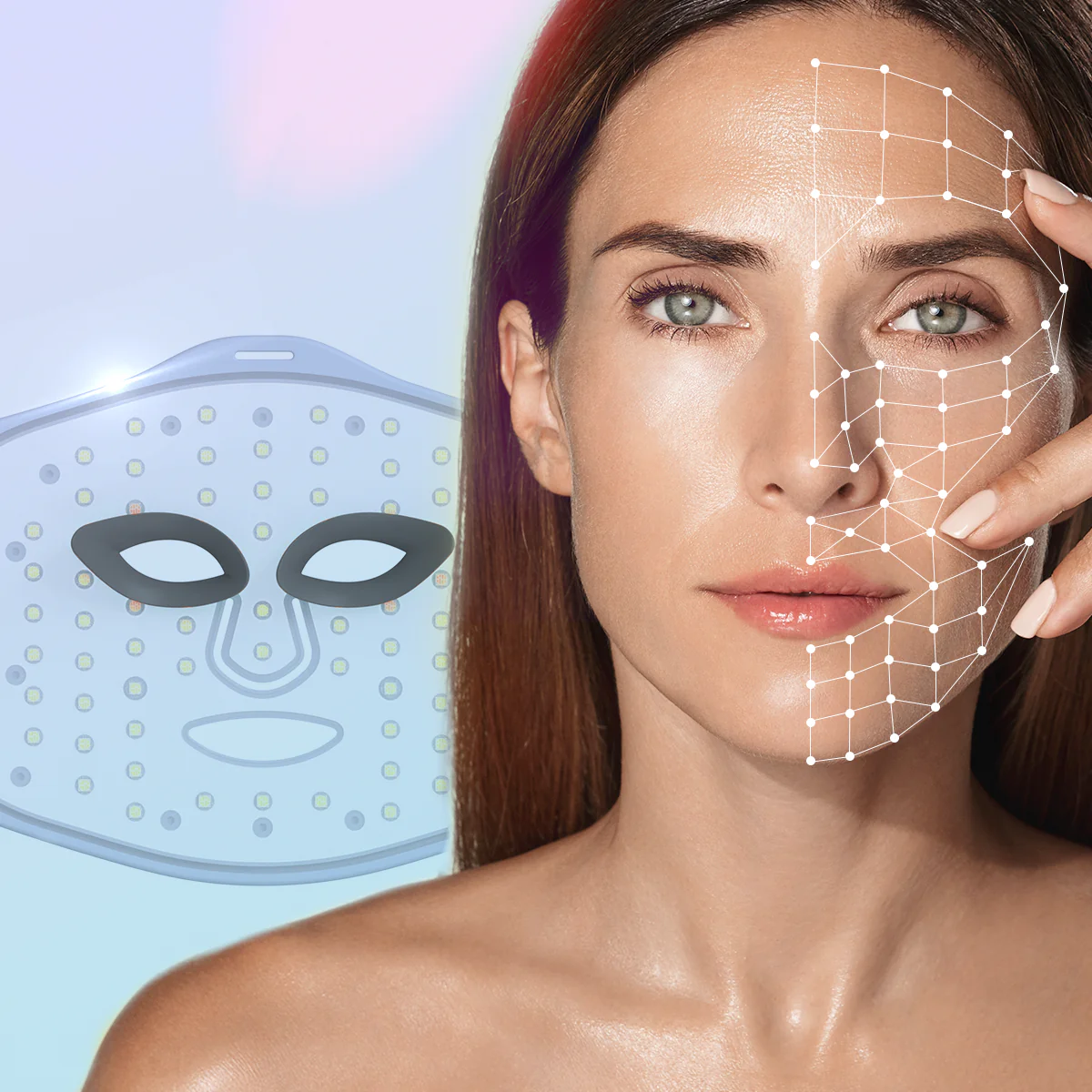 Aduro Delux bundle | Facial Mask + Neck and Décolleté Mask - Aduro