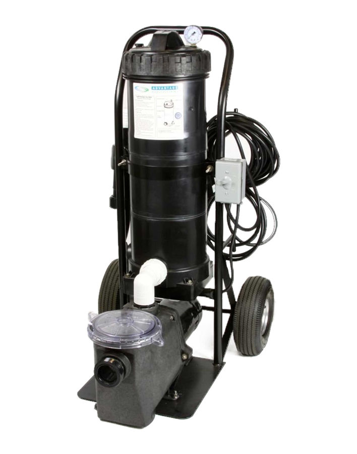 Portable Pool Vacuum System w/ 100 Sq. Ft. Filter MINI VAC II