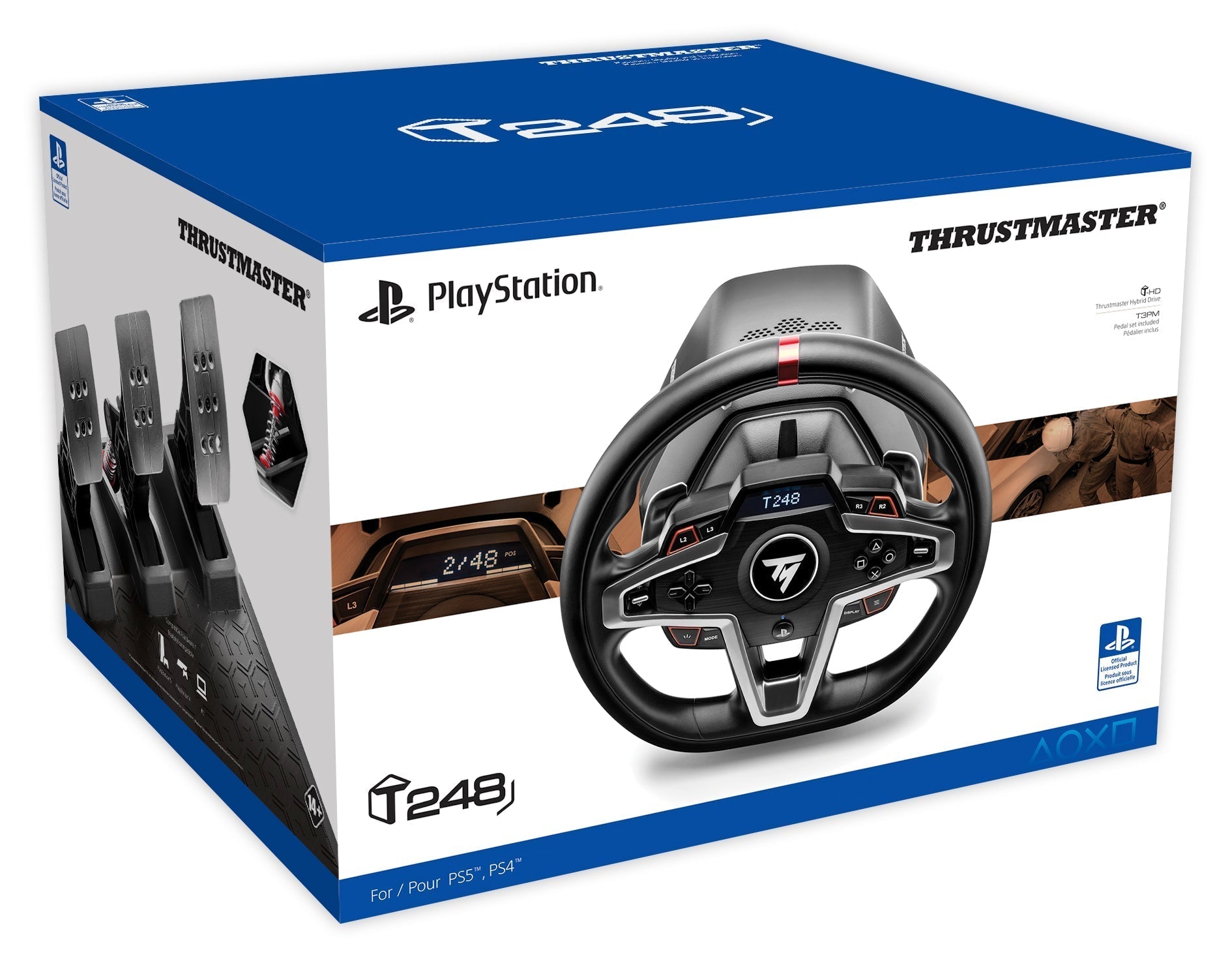 Thrustmaster T248 Racing Wheel (PC | PS5 | PS4) – Advanced SimRacing