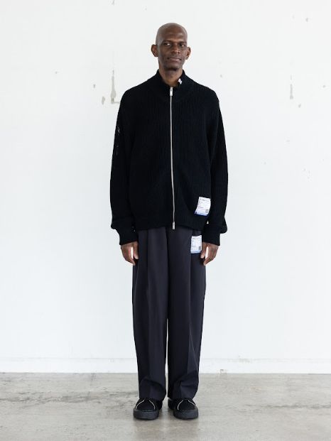 Maison MIHARA YASUHIRO - ドライバーズニット - DRIVERS KNIT - BLACK