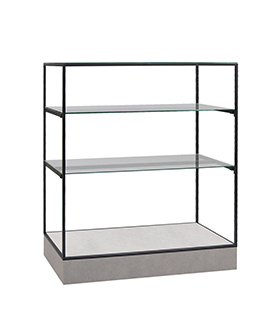 ストーン ガラスシェルフ W1200｜陳列什器（壁面・中島） レンタルなら