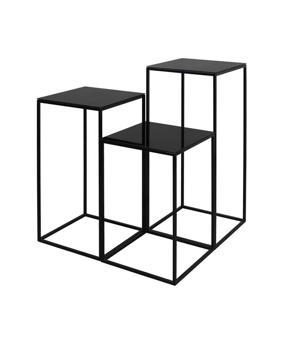 ポイントシェルフ ブラック｜テーブル・展示台 レンタルならアディス