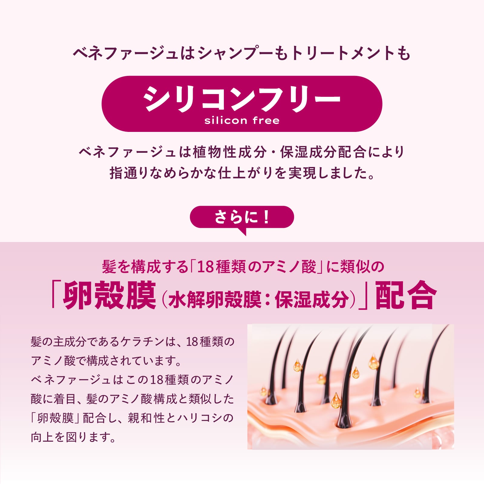 ベネファージュ 薬用ボリュームコントロールトリートメント Mサロン