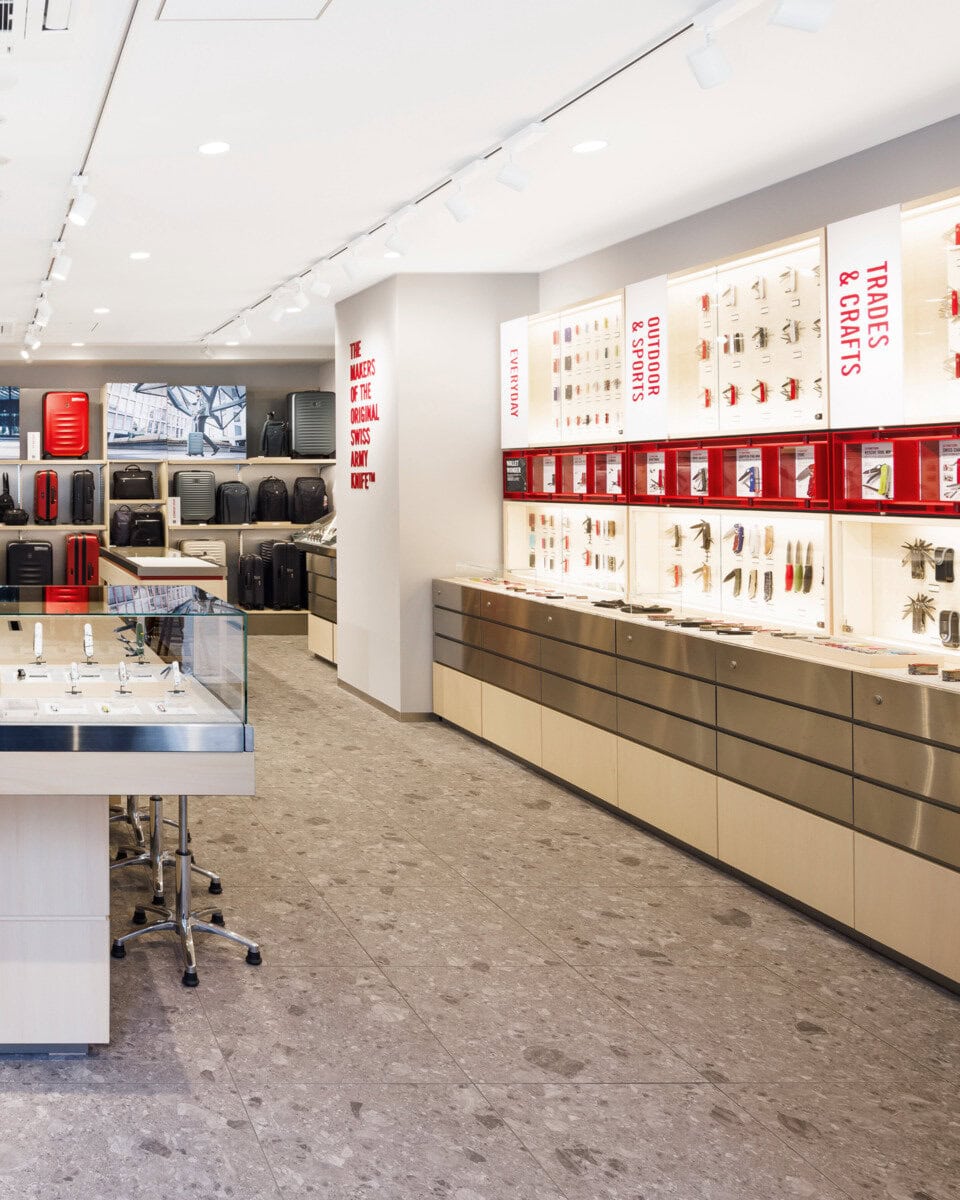 Dalziel & Pow creates a sharp new look for Victorinox stores in