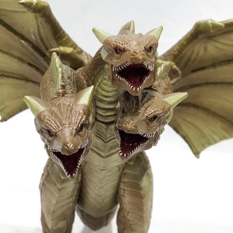 △買取品△ バンダイ 東宝怪獣シリーズ 白亜紀型キングギドラ ソフビ