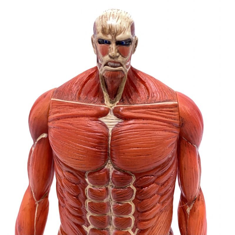 △買取品△ フリュー 進撃の巨人 超大型巨人ムキムキソフビフィギュア