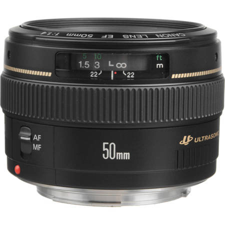 Canon EF 50mm f/1.4 USM Lens 2515A003 - Adorama