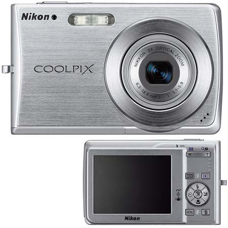 Nikon Coolpix S200 Digital Camera, 7.1 Megapixel, 3x Optical Zoom
