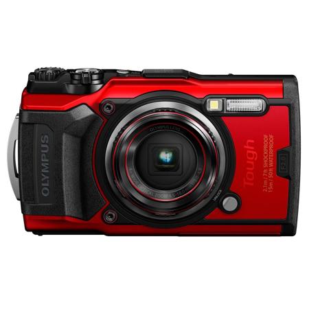 USED Olympus Tough TG-6 Digital Camera, Red - Adorama