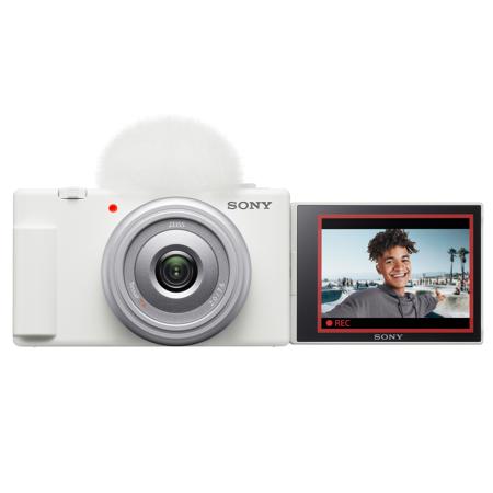 Sony ZV-1F Vlogging Camera, White ZV1F/W - Adorama