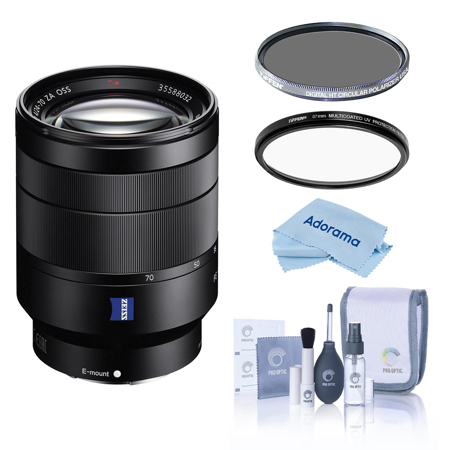 Sony Vario-Tessar T* FE 24-70mm f/4 ZA OSS Lens, with Tiffen 67mm