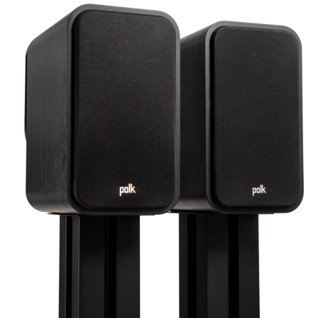 Polk Audio Signature Elite ES20 Large Bookshelf Loudspeaker, Black