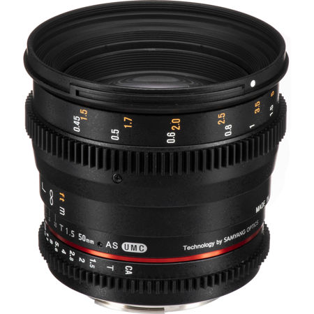 Rokinon 50mm T1.5 Cine DS Lens for Canon EF DS50M-C - Adorama