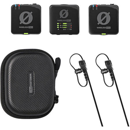 Rode Wireless PRO 2.4GHz 2-Person Clip-On Wireless Mic System w/2x