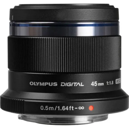 Olympus M.Zuiko Digital 45mm f/1.8 Lens for Micro Four Thirds