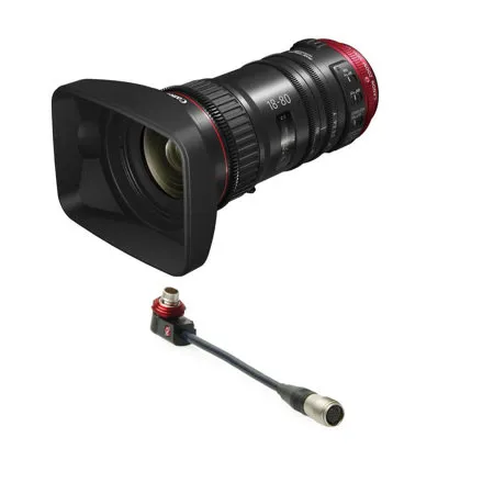 Canon CN-E 18-80mm T4.4 Compact-Servo Cine Lens for Canon EF w