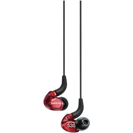 Shure SE535 Limited Edition Earphones with Audio Cable, Red with