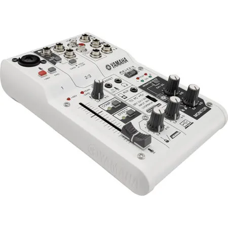Yamaha AG03 Multi-purpose 3-Channel Mixer and USB Audio Interface AG03