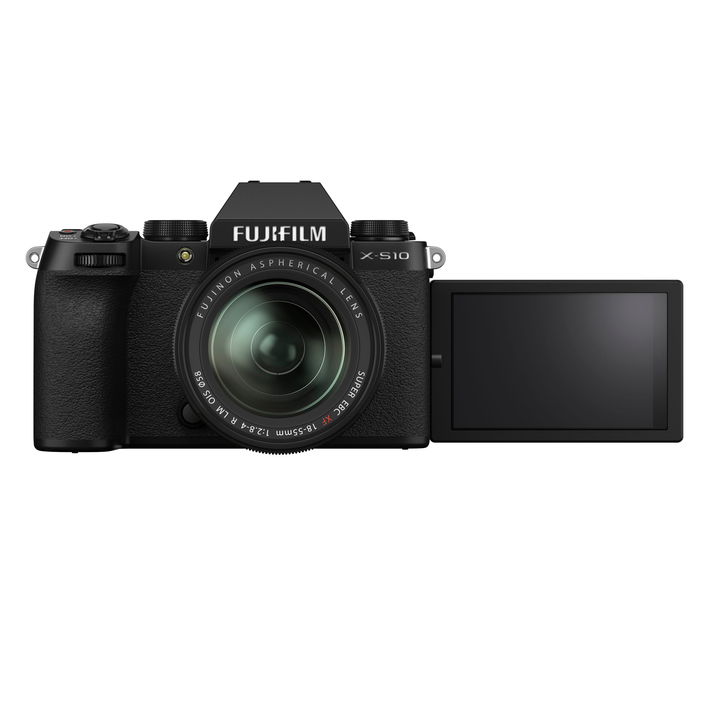Fujifilm X-S10 Mirrorless Camera with XF 18-55mm f/2.8-4 R Lens, Black