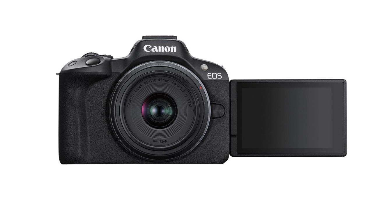 Canon EOS R50 Mirrorless Camera with RF-S 18-45mm f/4.5-6.3 IS STM