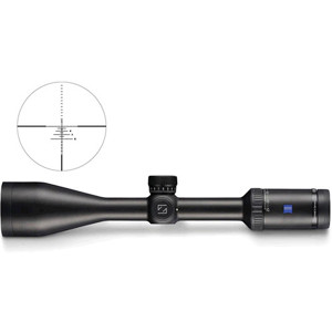 Zeiss 5-25x50 Conquest HD5 Riflescope, Z-Plex 20 Reticle, Side