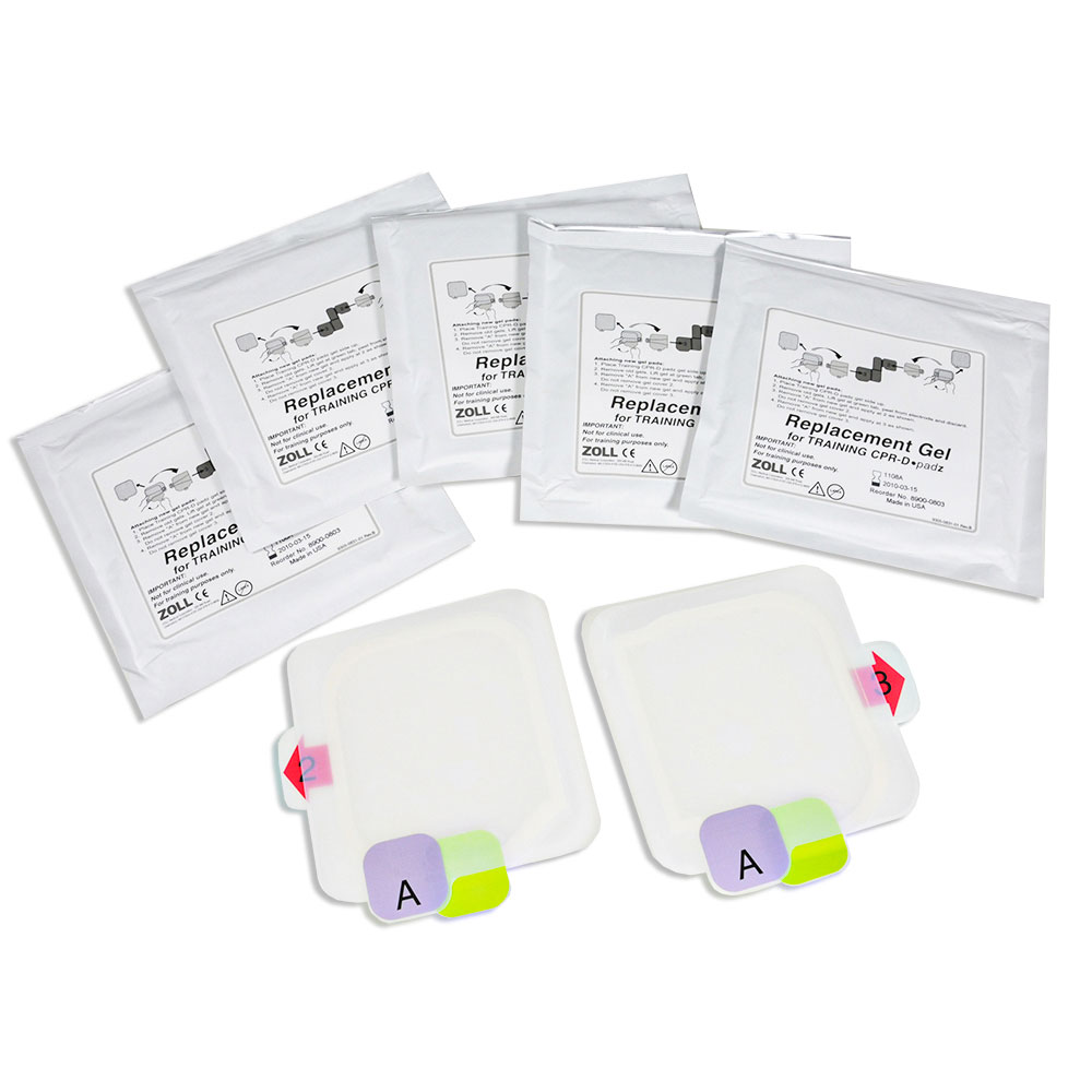 ZOLL® AED Plus® Trainer Adhesive Pads (5 pairs) - AED Superstore