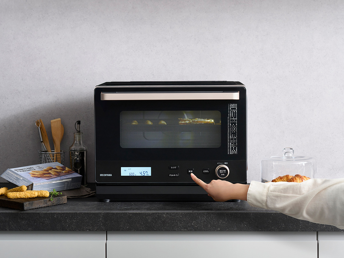 アイリスオーヤマ スチームオーブンレンジ 26Lカップ式 MO-FS2601-B MO