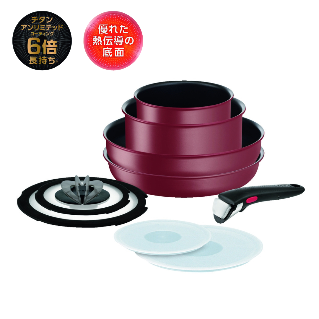 ティファール インジニオ・ネオ IHモーヴレッド・アンリミテッドセット