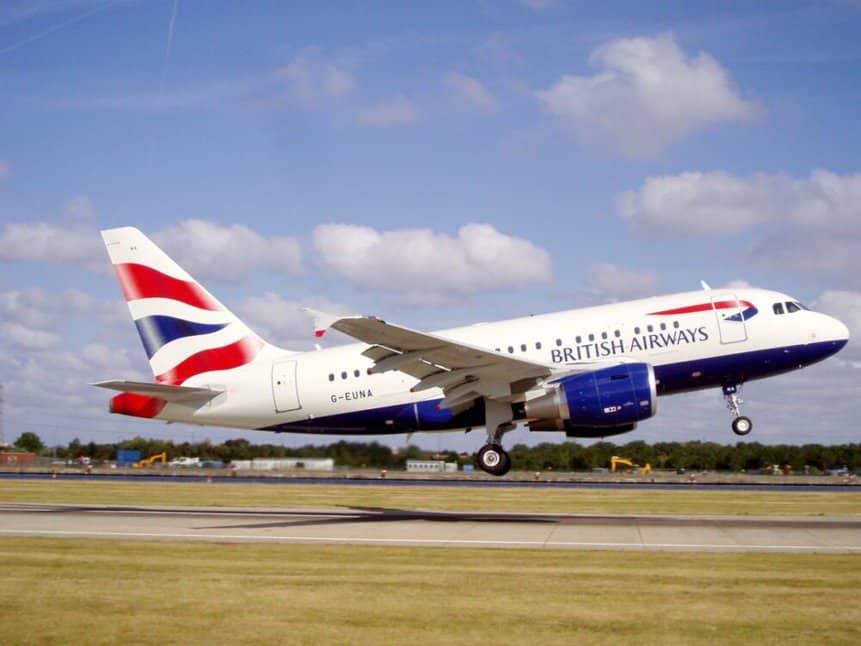 British Airways retires the Airbus A318 and ends direct flight
