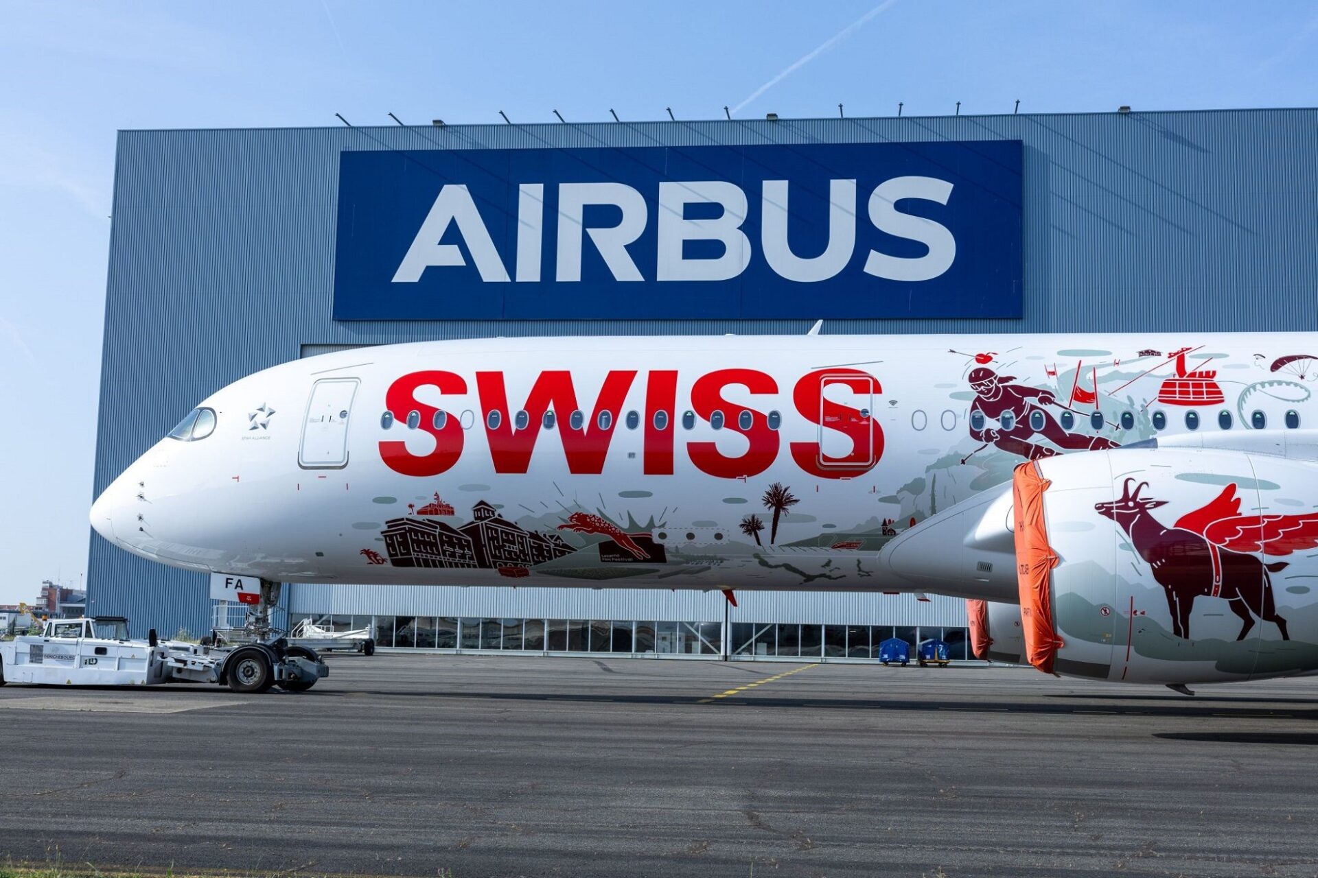 SWISS A350-900 スイス航空 Wanderlust 塗装 ph SWISS Wanderlust