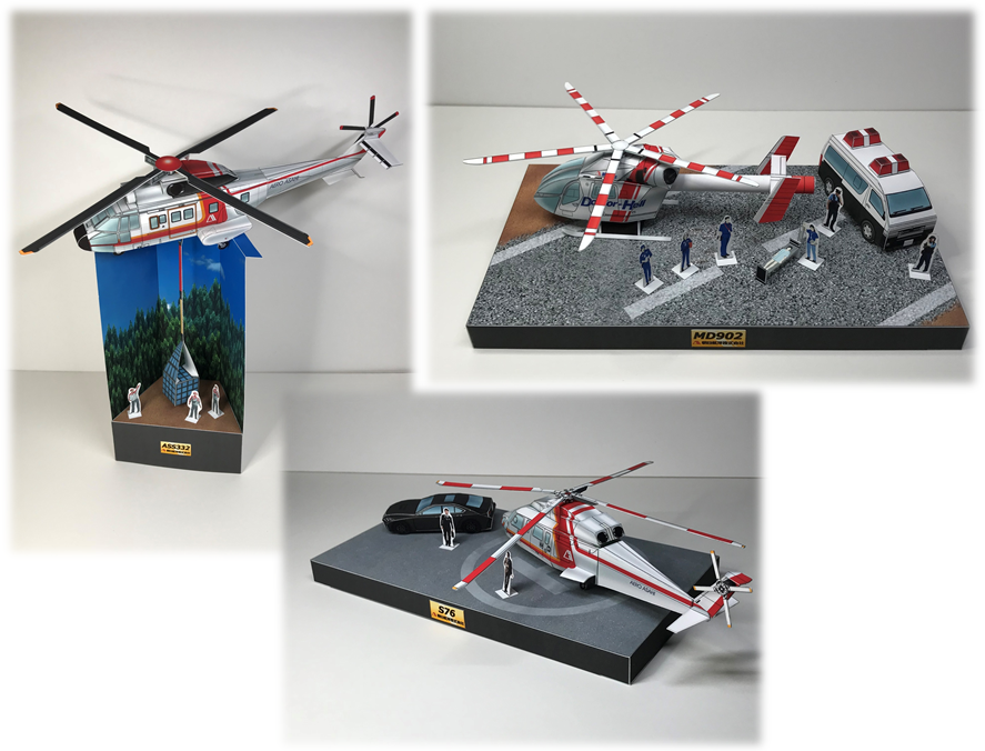 創立記念！ペーパークラフトジオラマを掲載しました | 航空・空間情報