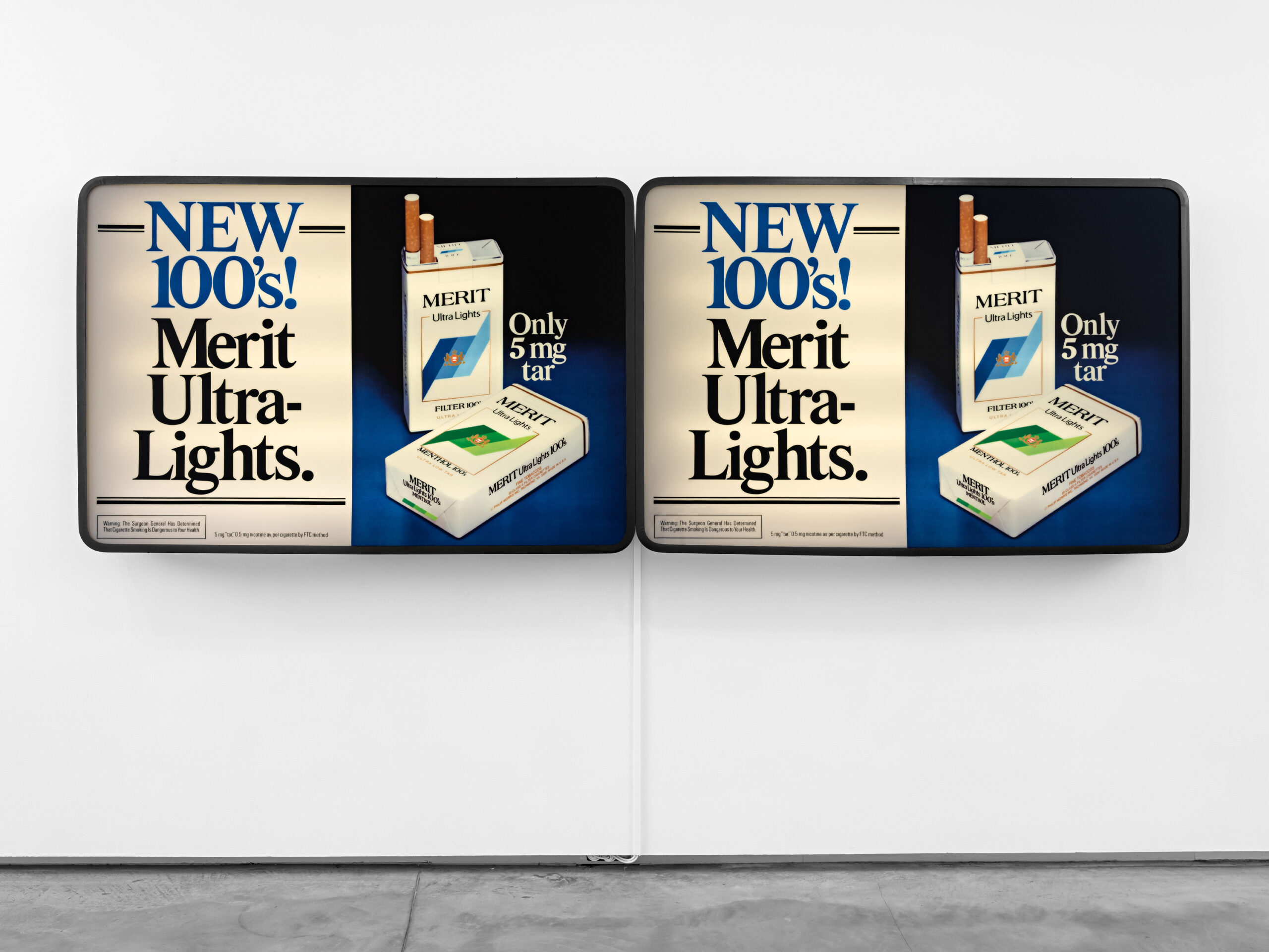 New 100's Merit Ultra-Lights - Astrup Fearnley Museet